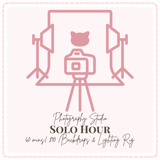 🕐 Solo Hour - Studio Self-Shoot Rental Singapore — 60 Min Session