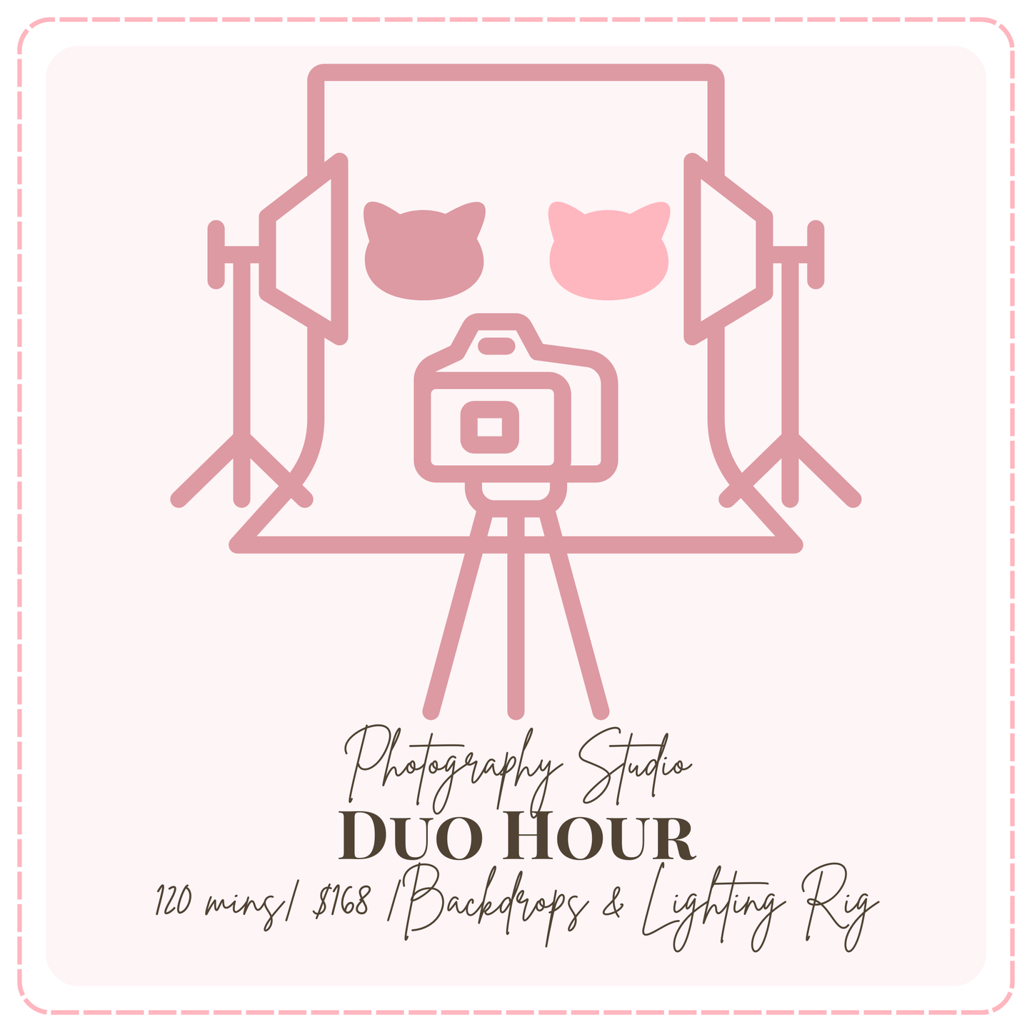 🕑 Two-Hour Block - Studio Self-Shoot Rental Singapore — 120 Min Session