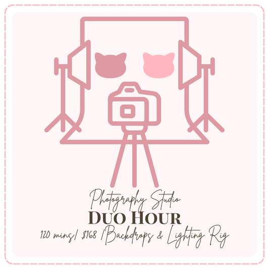 🕑 Two-Hour Block - Studio Self-Shoot Rental Singapore — 120 Min Session