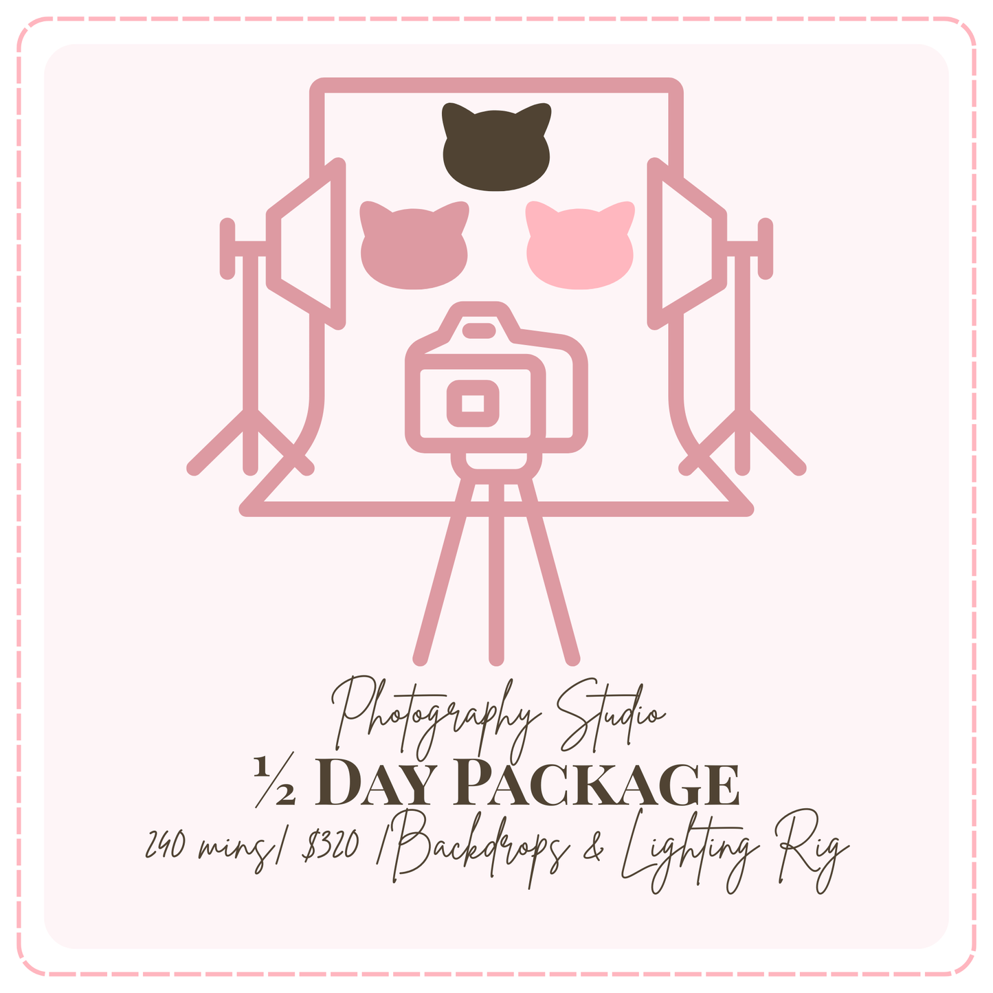 🌅 Half-Day Studio - Studio Self-Shoot Rental Singapore — 4 Hour Session