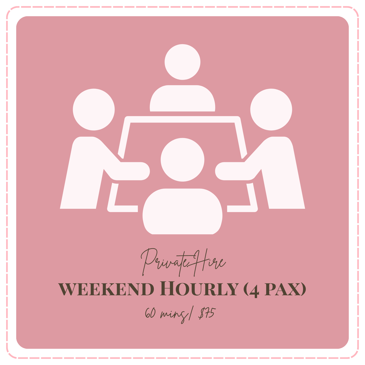 Private Hire — Up To 4 pax Weekend Hourly