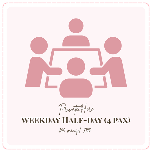 Private Hire — Up To 4 paxWeekday Half-Day
