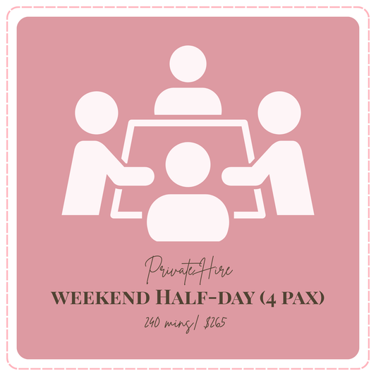Private Hire — Up To 4 pax Weekend Half-Day
