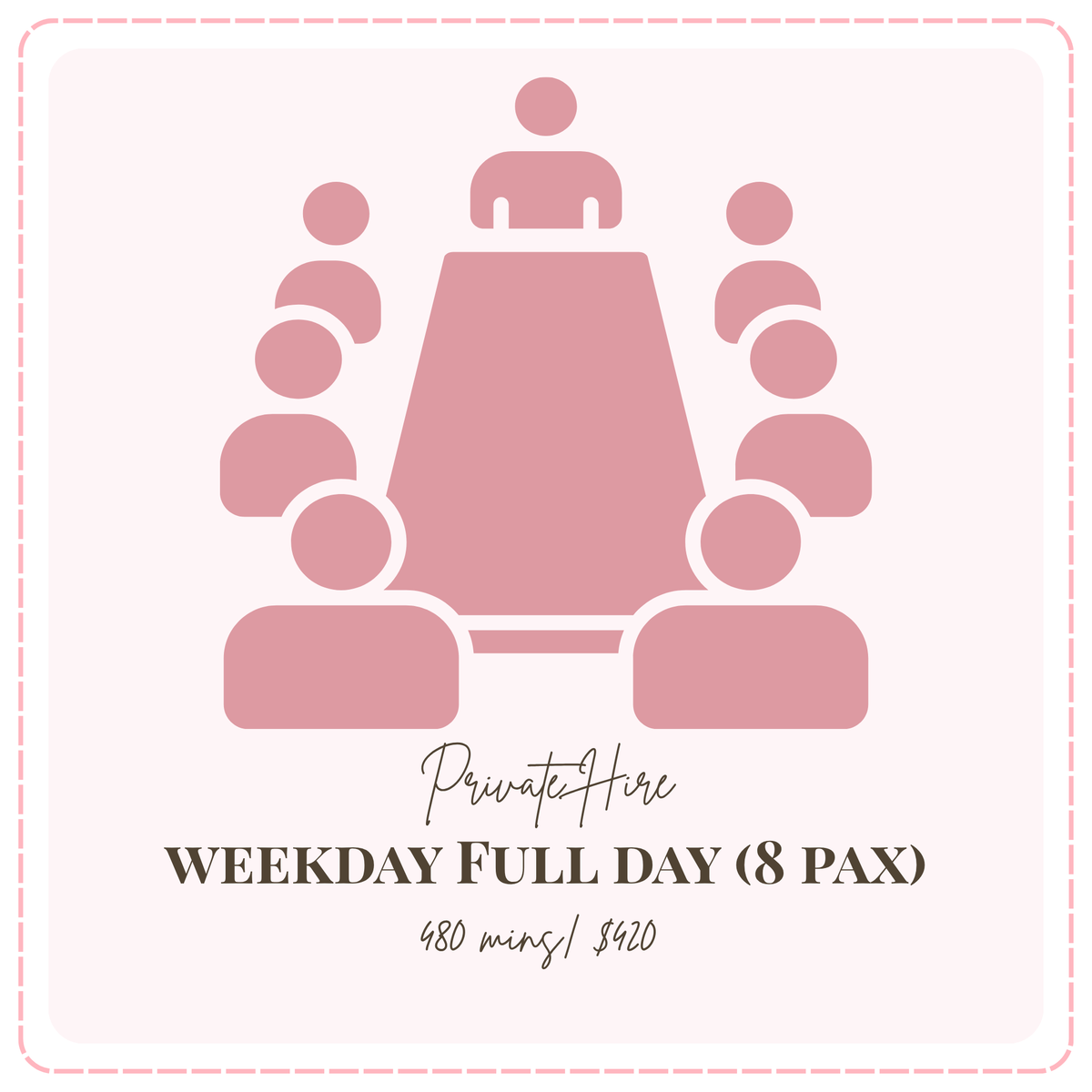 Private Hire — Up To 8 pax Weekday Full-Day