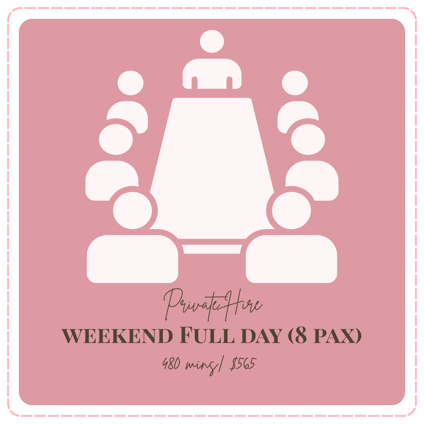 Private Hire — Up To 8 pax Weekend Full-Day