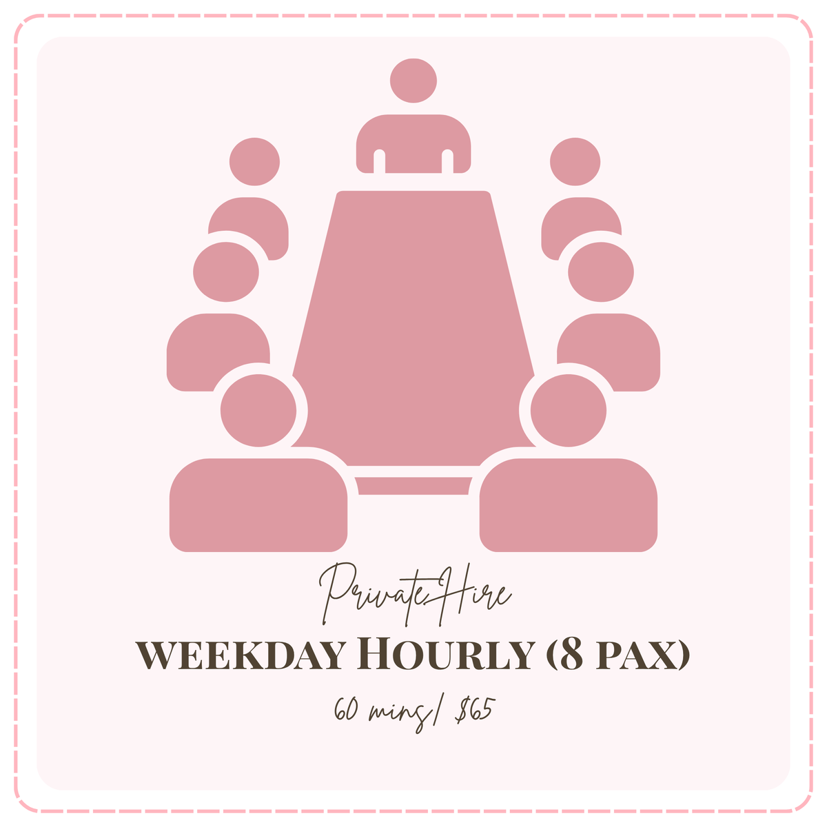 Private Hire — Up To 8 pax Weekday Hourly