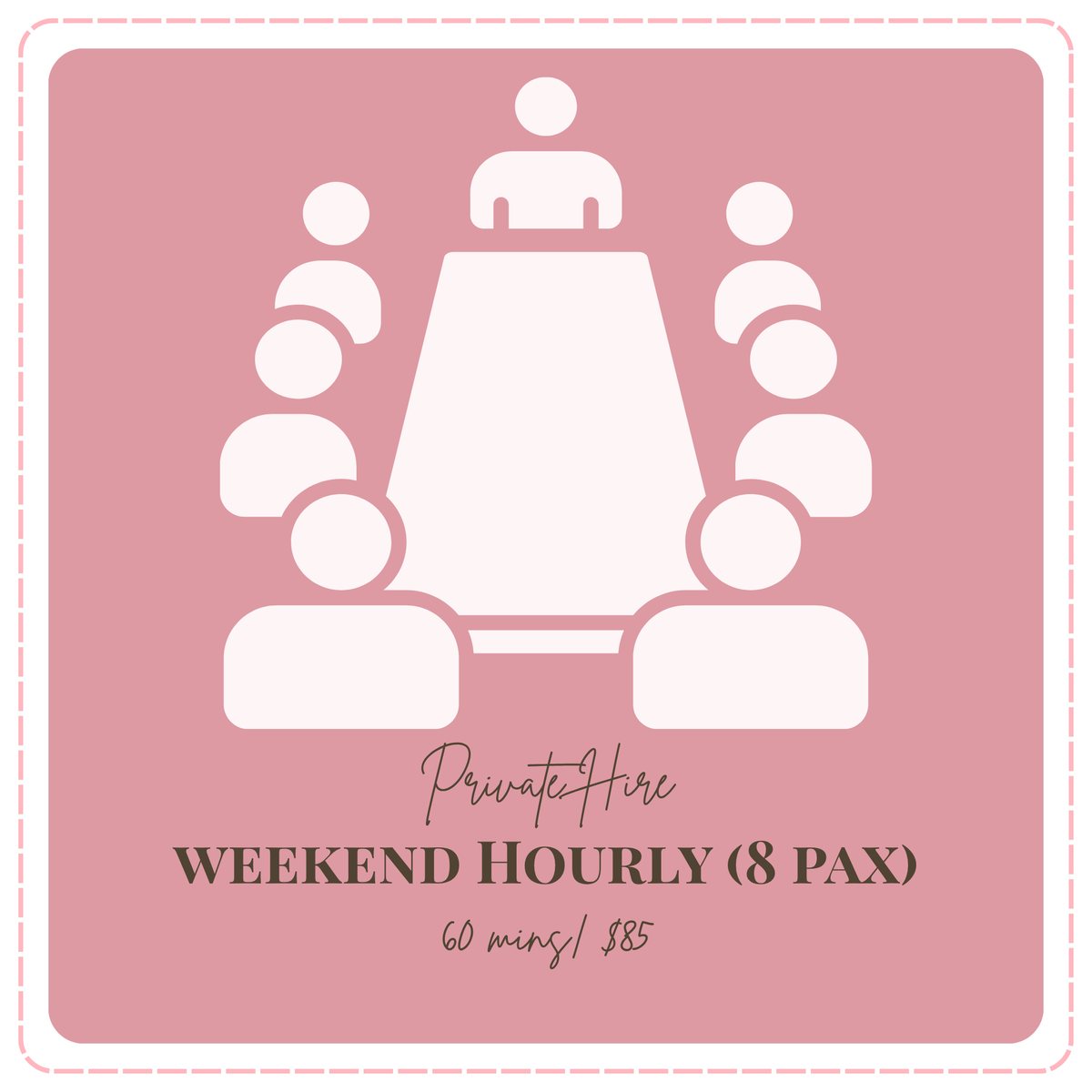 Private Hire — Up To 8 pax Weekend Hourly